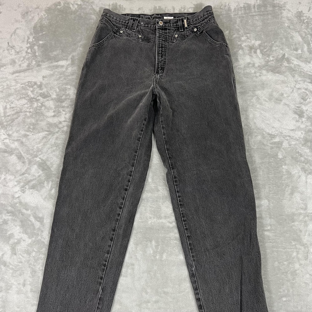 Vintage Rockies Bareback Jeans Women 34 High Rise Tapered Relaxed Denim Charcoal